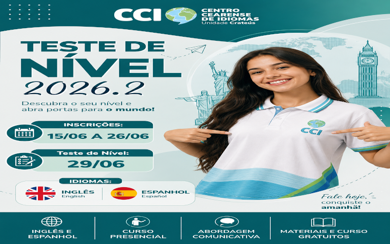 Edital Nº  005/2026 CENTRO CEARENSE DE IDIOMAS UNIDADE CRATEÚS